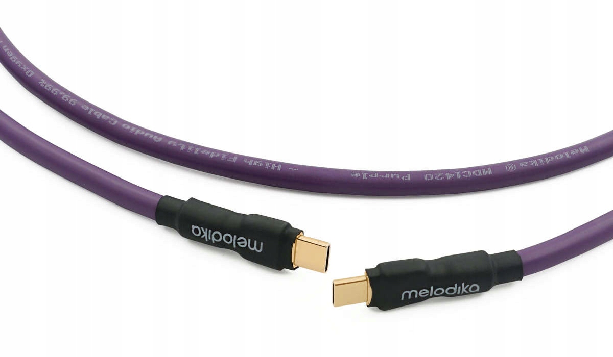 Melodika MDUCC10 fialová (usb 2.0, typ CC) 1,0 m
