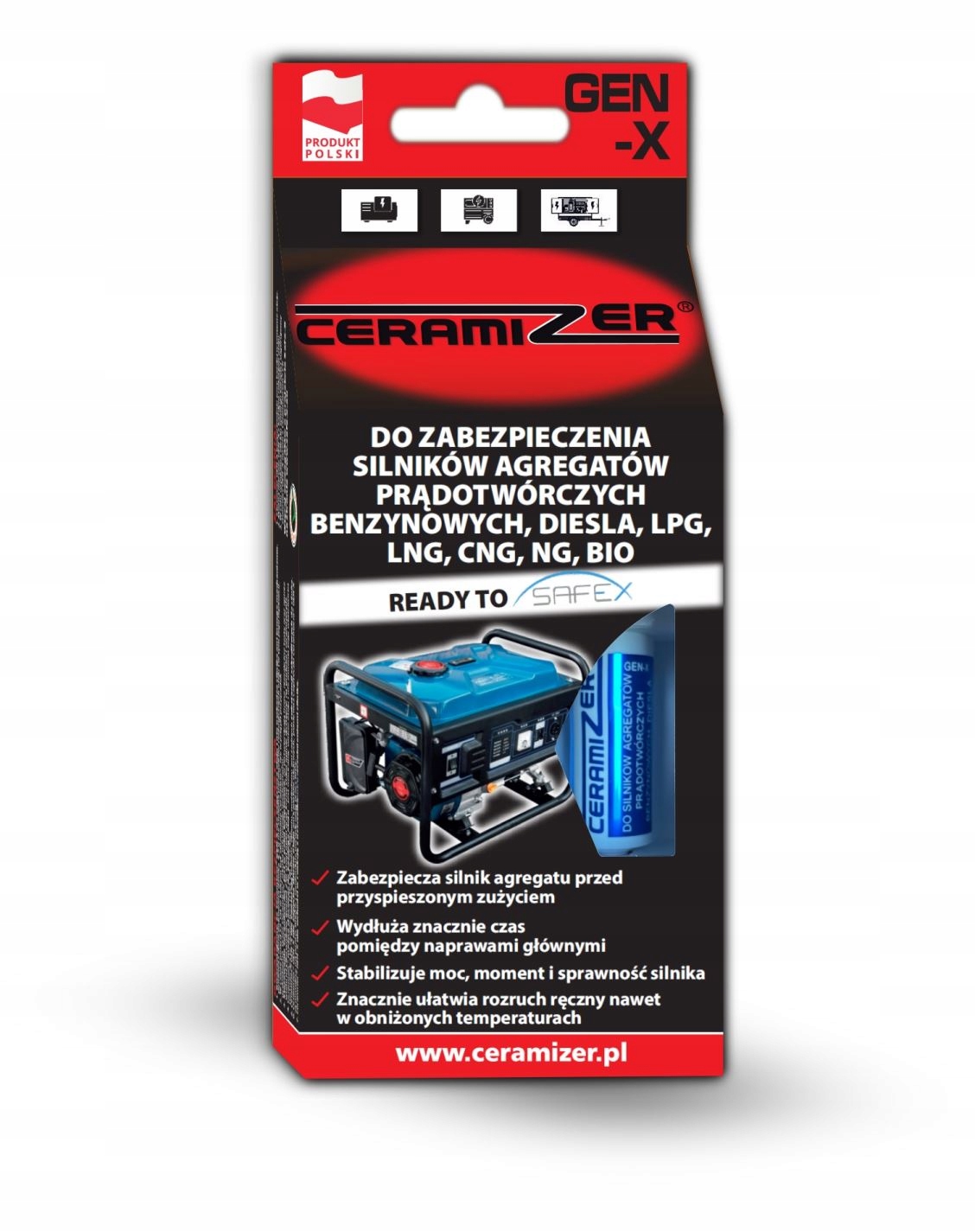 Ceramizer GEN-X do agregatów prądotwórczych