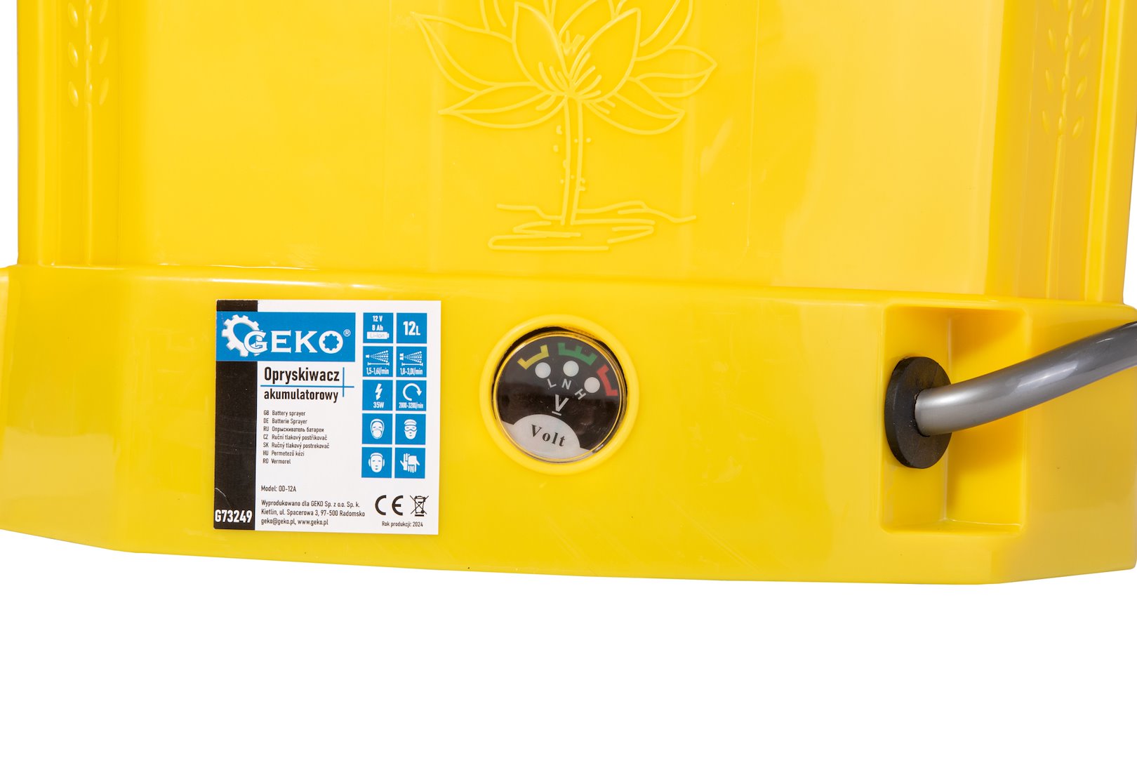 Akkumulátoros permetező 12L (1) Tápegység akkumulátoros
