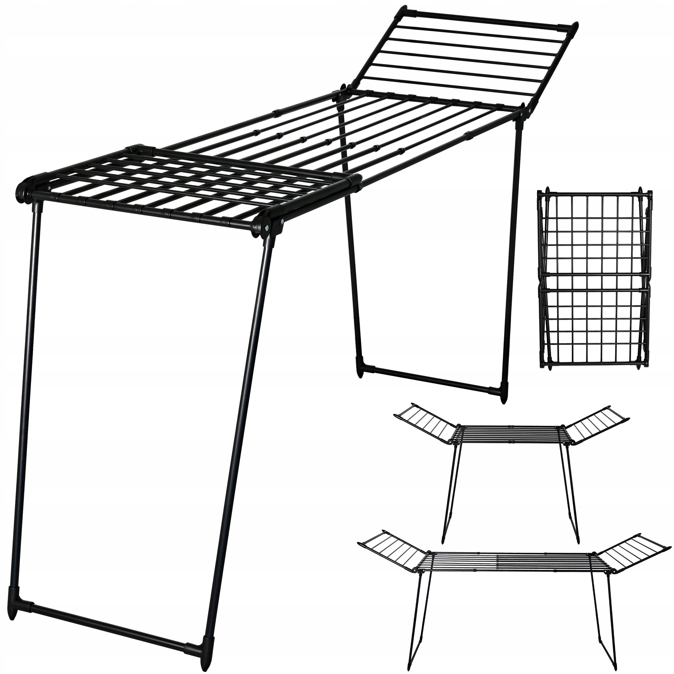 Levně Sušák na prádlo Adaja černá