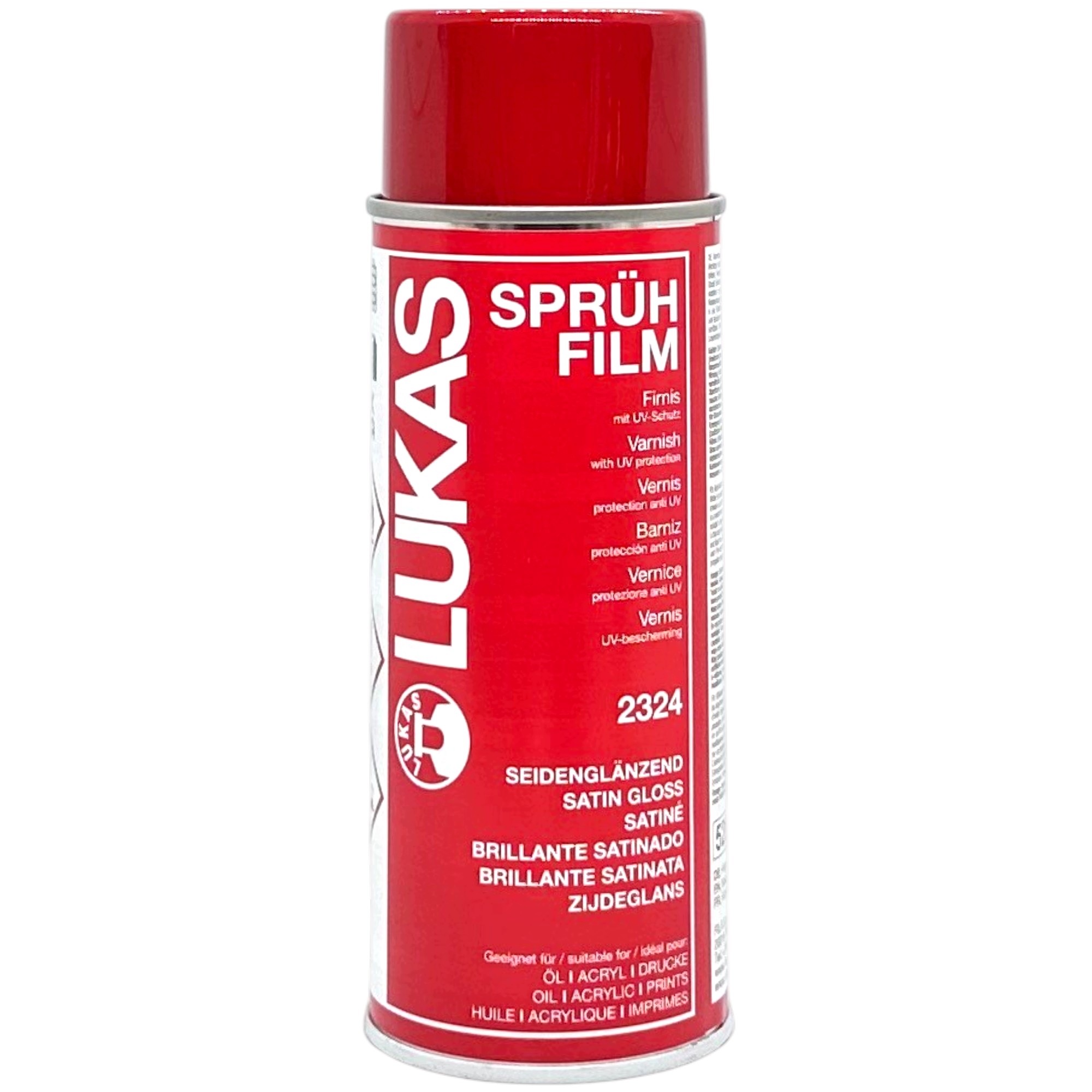 Lukas Satynowy Lakier Bezbarwny Werniks Ochronny Spray 400ML Odporny na Uv