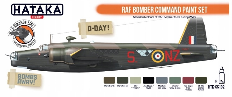 Sada barev Hataka CS102 Raf Bomber Command