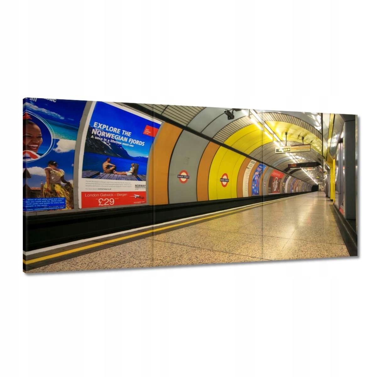 Obrazy 180x90 Londýn Podzemie