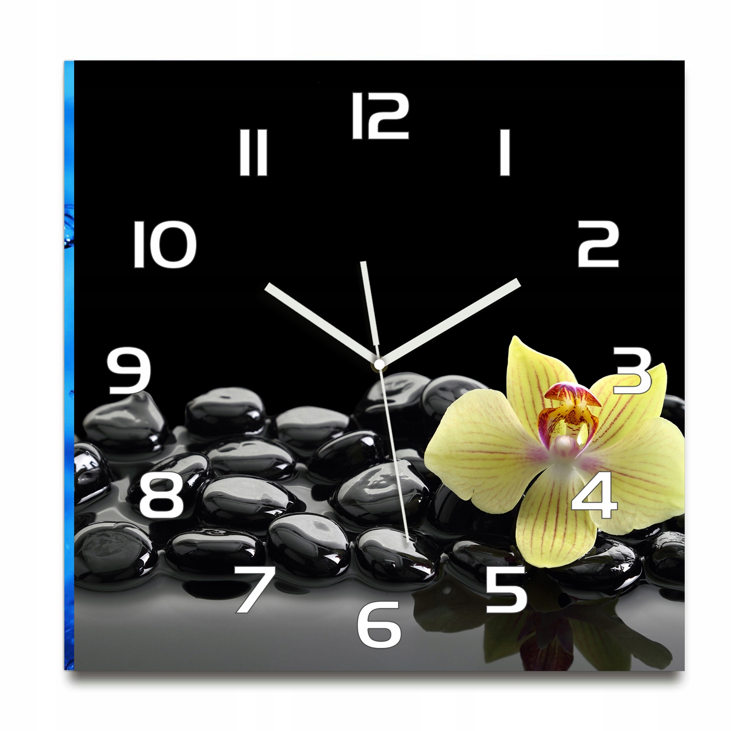 

Zegar ścienny ze szkła hartowanego Orchidea 60x60