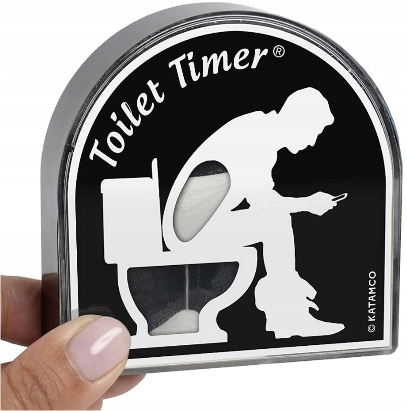 Toilet Timer, Fun Gift for Men, Husband, Dad,Dobre dla zdrowia