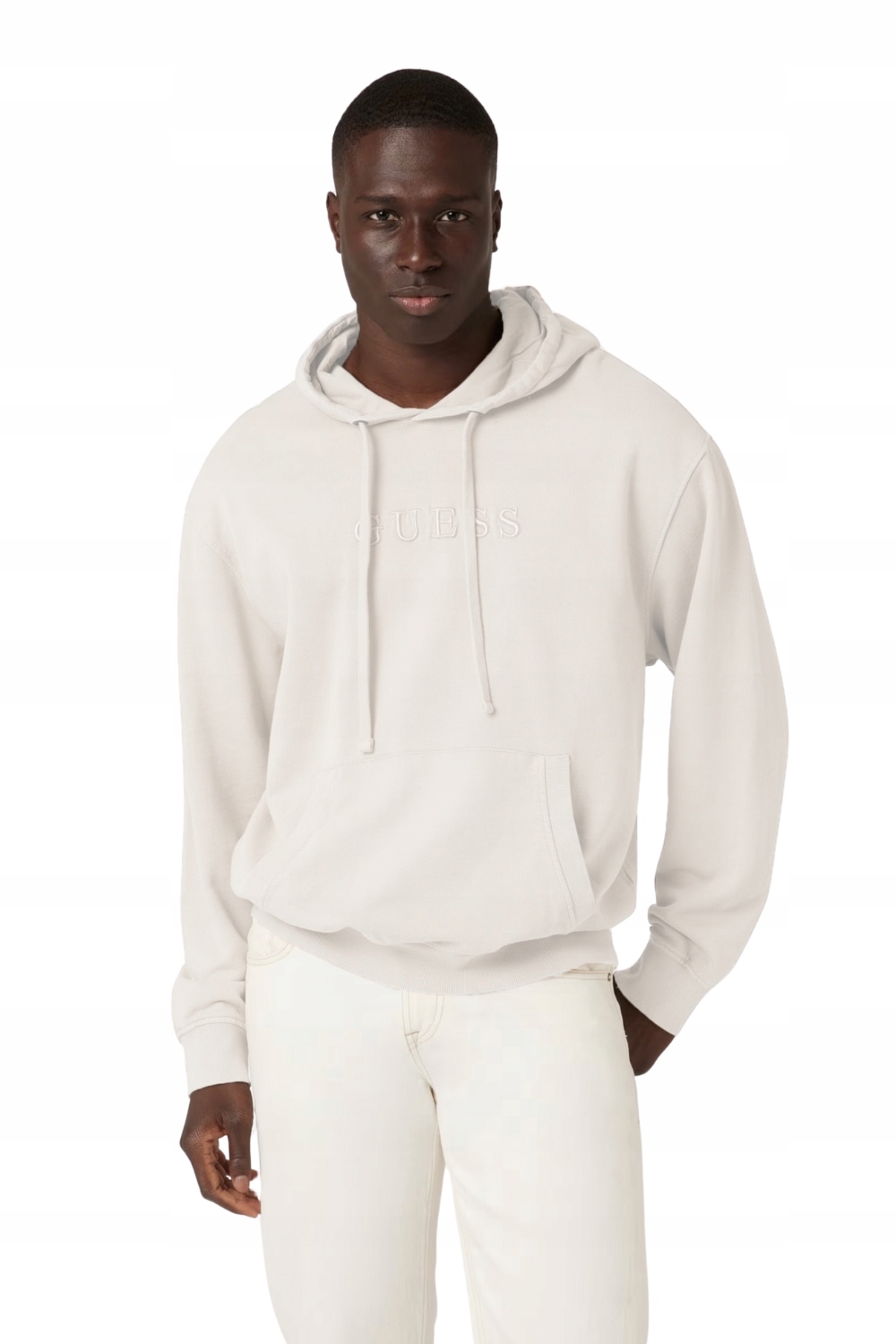 Guess Béžová pánská mikina Finch Terry XL