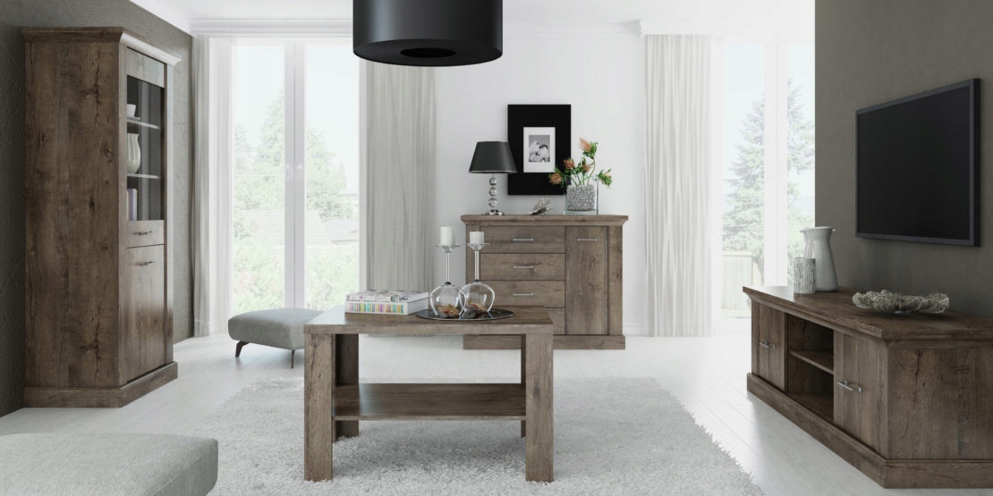 Witryna ANTICA A12 LED komoda szklana JARSTOL Kolekcja ANTICA