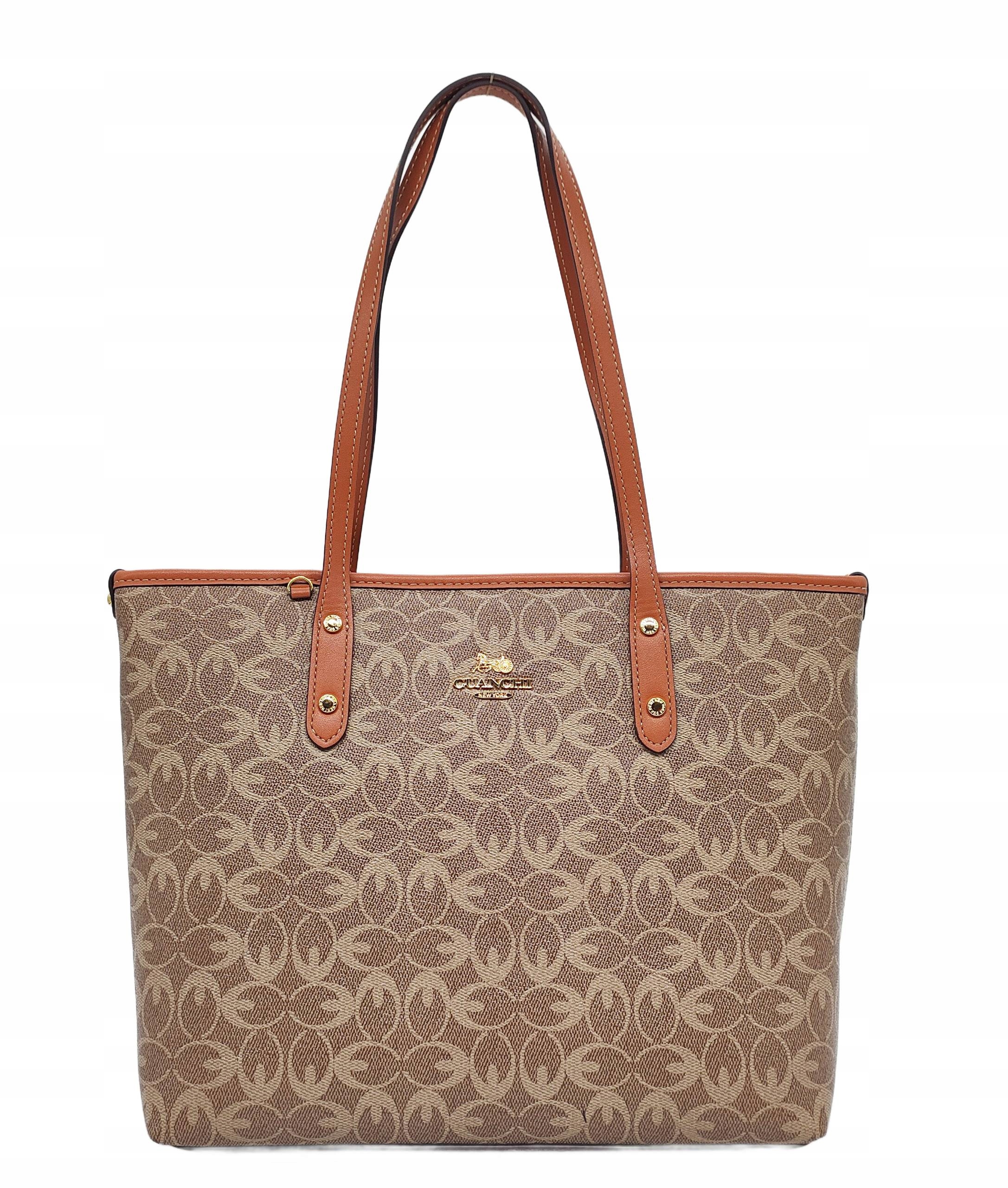 Taška Shopper Guanchi hnědá přes rameno