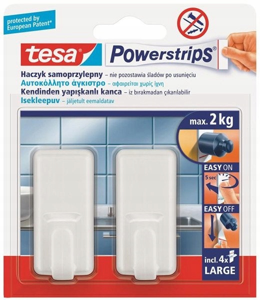 

Haczyk Samoprzylepny Tesa Powerstrips (2SZT) 58010