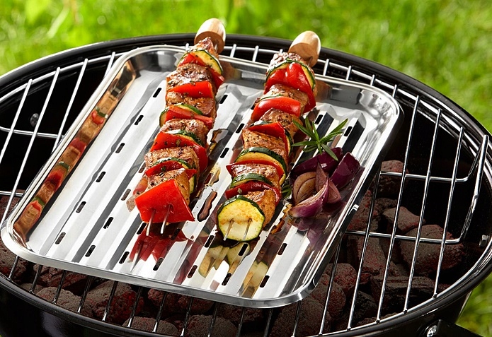 TACKA taca NA GRILLA stalow RUSZT wielorazowa 2szt Producent Forged
