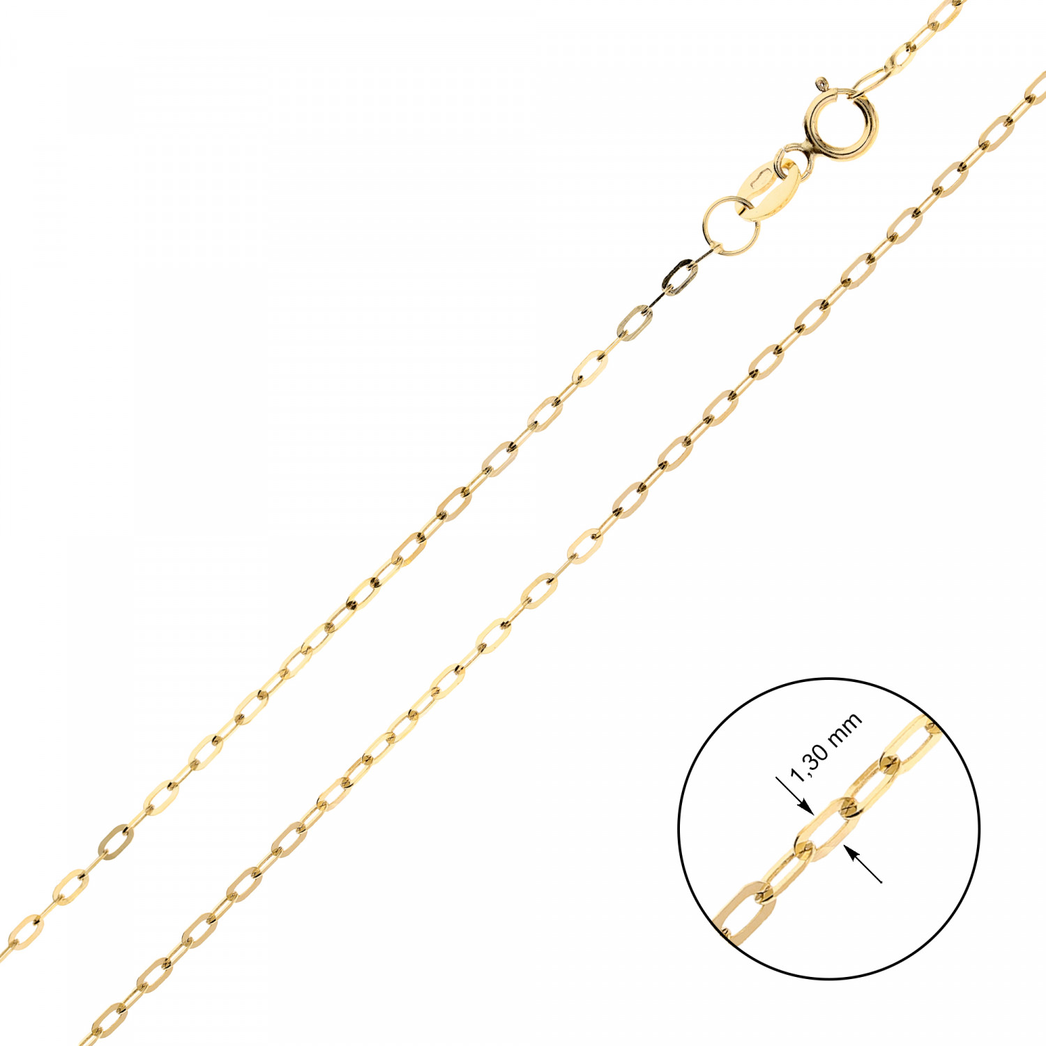 Řetízek zlatý 585 45 cm