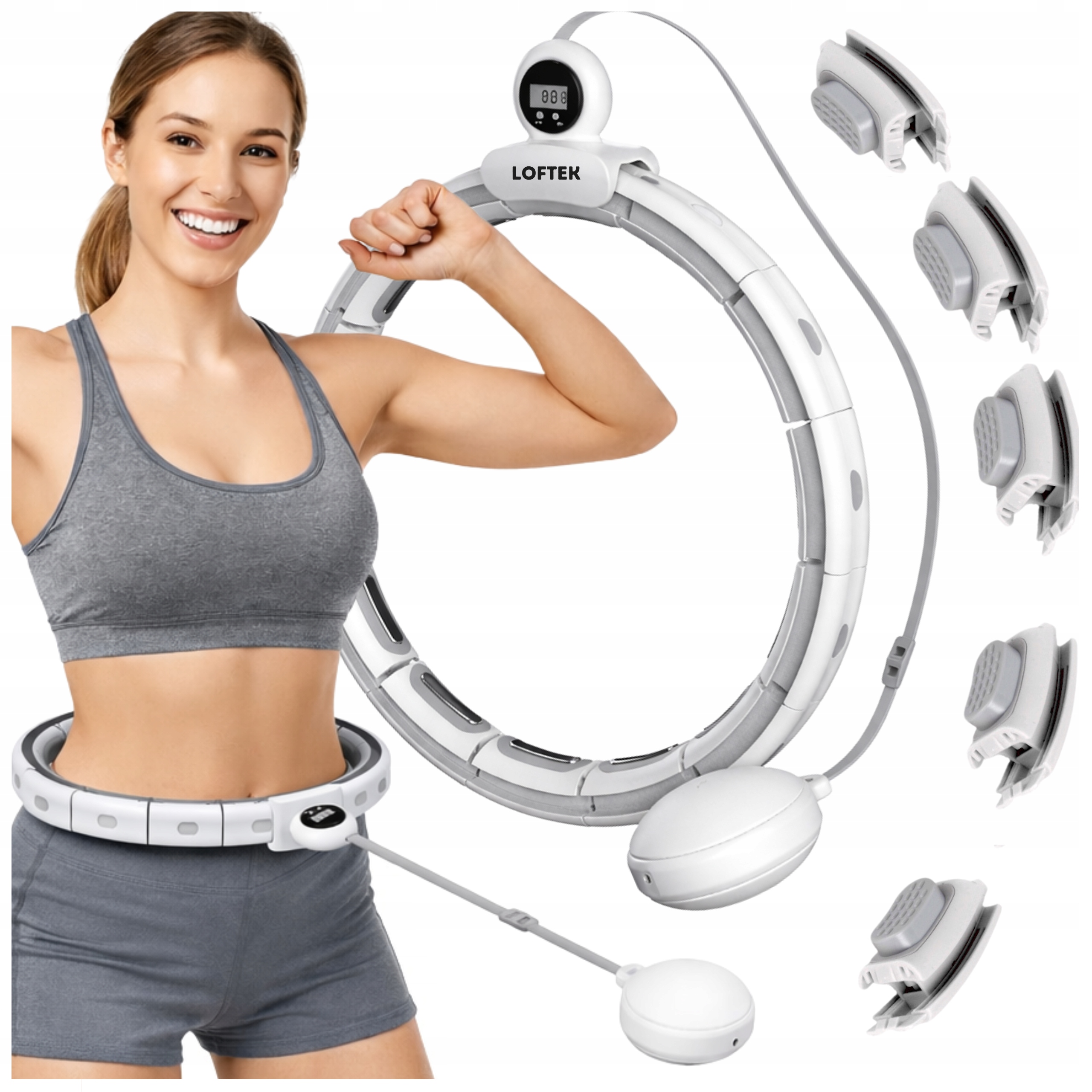 Hula Hoop S Hubnoucí Zátěží Smart Počítadlo Dárek Na Svátek Matek