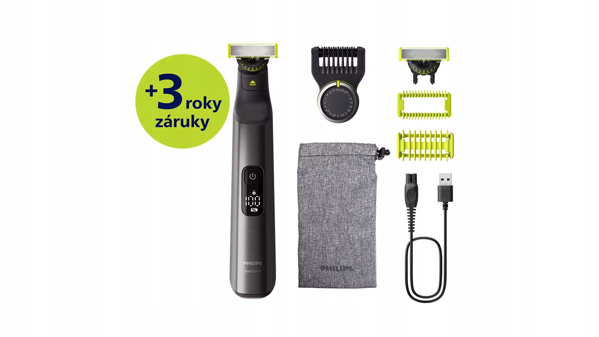 Philips OneBlade Pro 360 na tvář a tělo QP6552/30