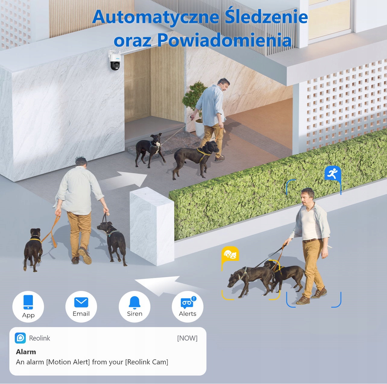 Kamera Reolink TrackMix Wifi obrotowa kolor w nocy + KARTA 64GB Marka Reolink