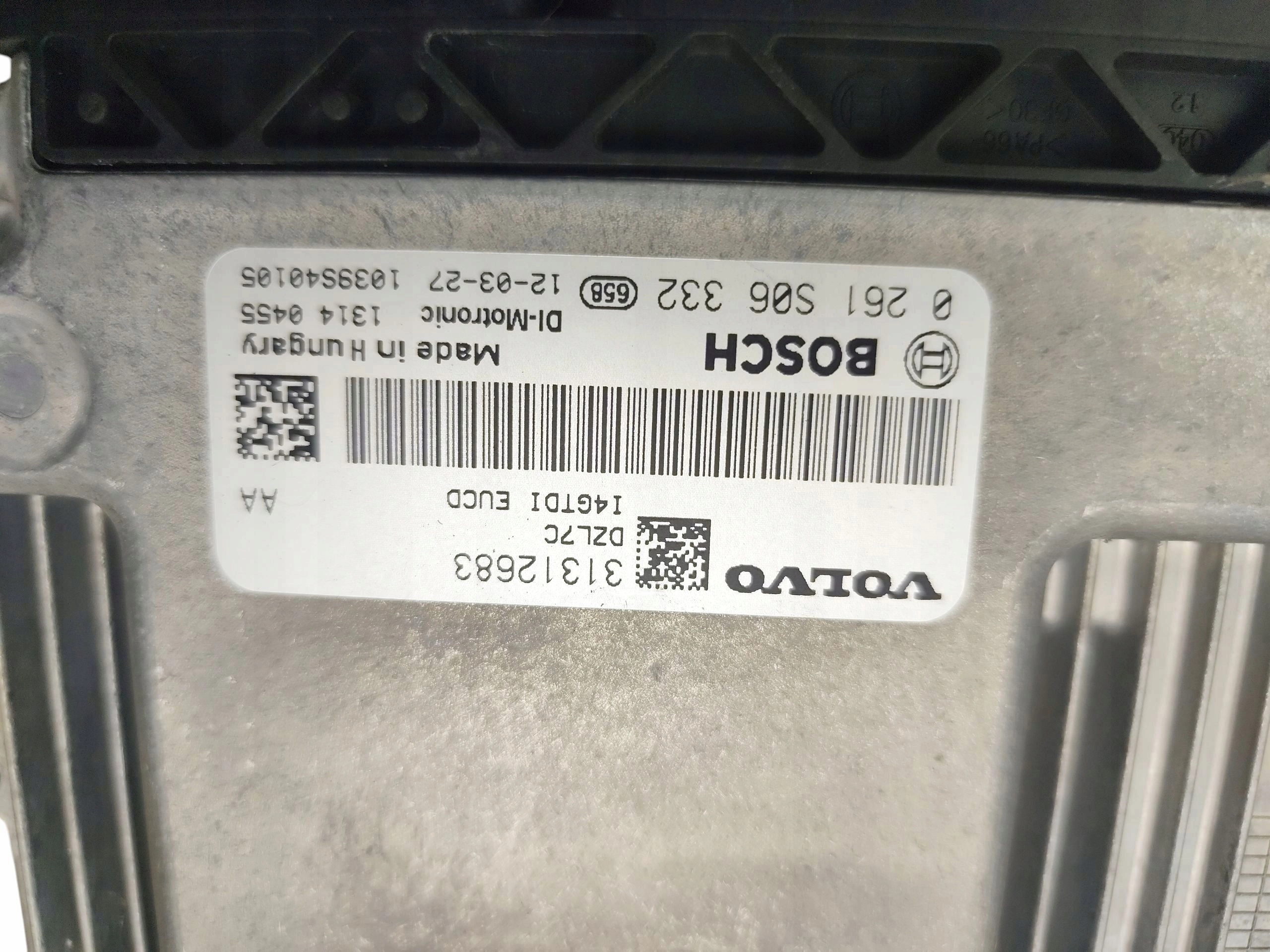 computer control unit of the engine VOLVO V70 III 2.0 T5 241KM 31312683