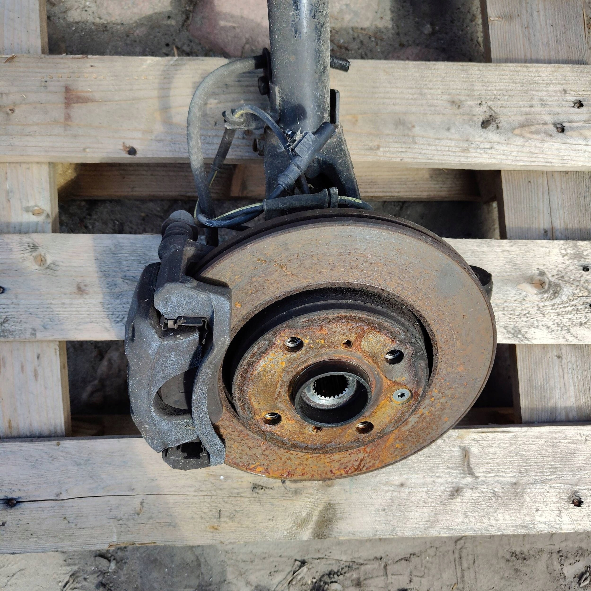 sususpension front complete front side left Citroen C1 108 Aygo