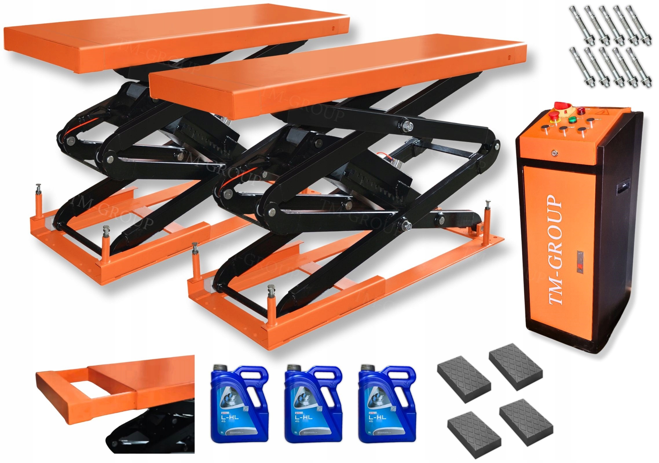 Podnośnik nożycowy podposadzkowy TM-Group 3500 kg 1800 mm 2,2 kW