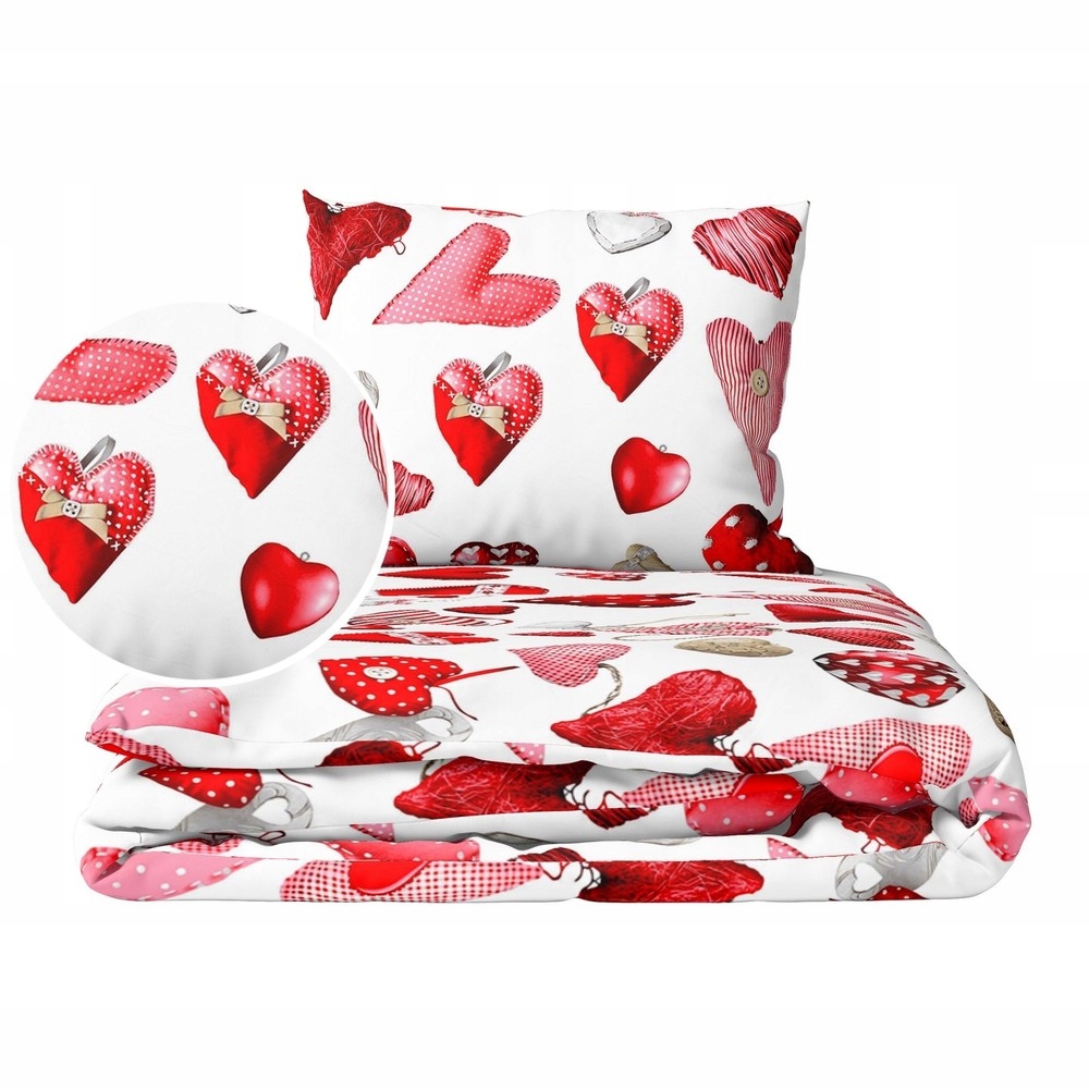 krepové povlečení 160x200 2x70x80 Bavlna 100% Bielawa Valentýn Bílý