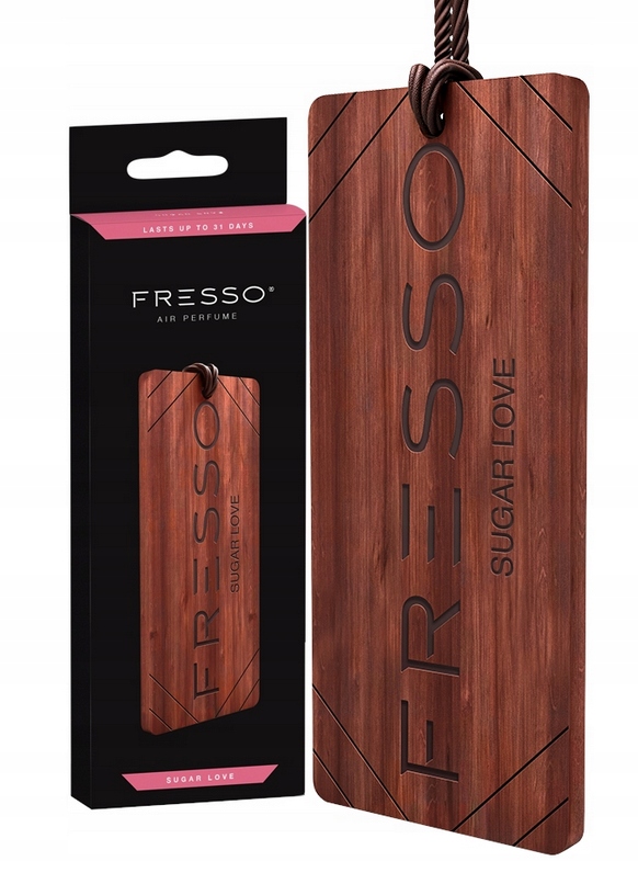 Fresso Sugar Love Drewniana Zawieszka Zapachowa Do Samochodu