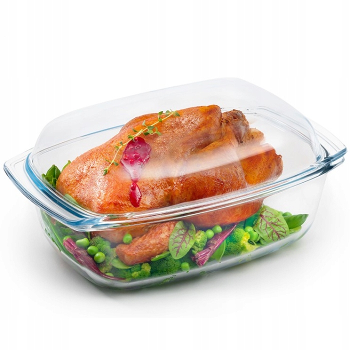 Termisil naczynie żaroodporne duże 5,2L 2w1 z pokr