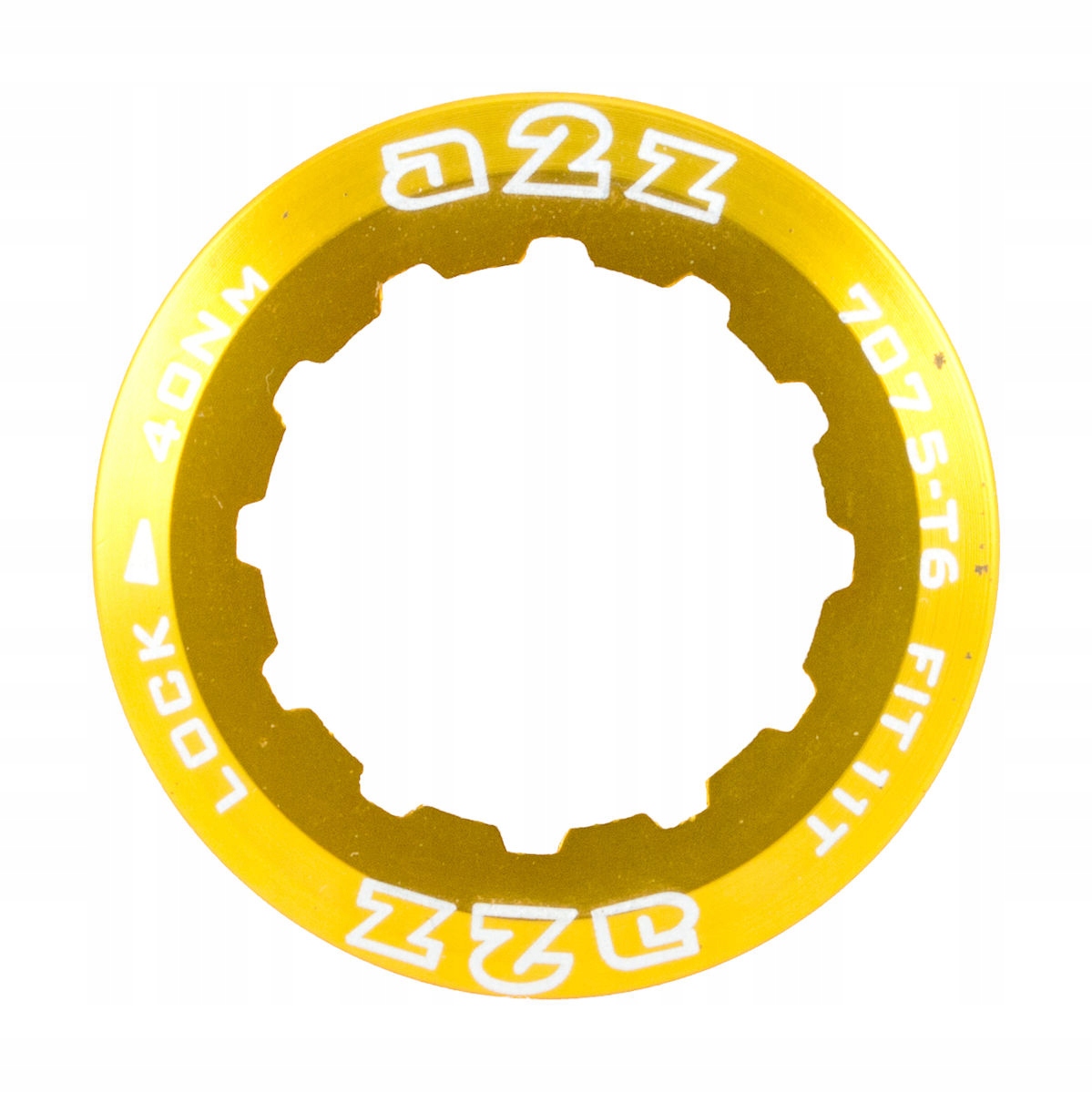 LOCKRING A2Z NAKRĘTKA KASETY Do Kaset Shimano/Sram 11T - Gold