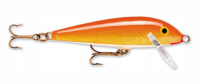 Wobler Rapala Countdown Gold Fluorescent Red Gfr Tonący 3cm CD03 Gfr