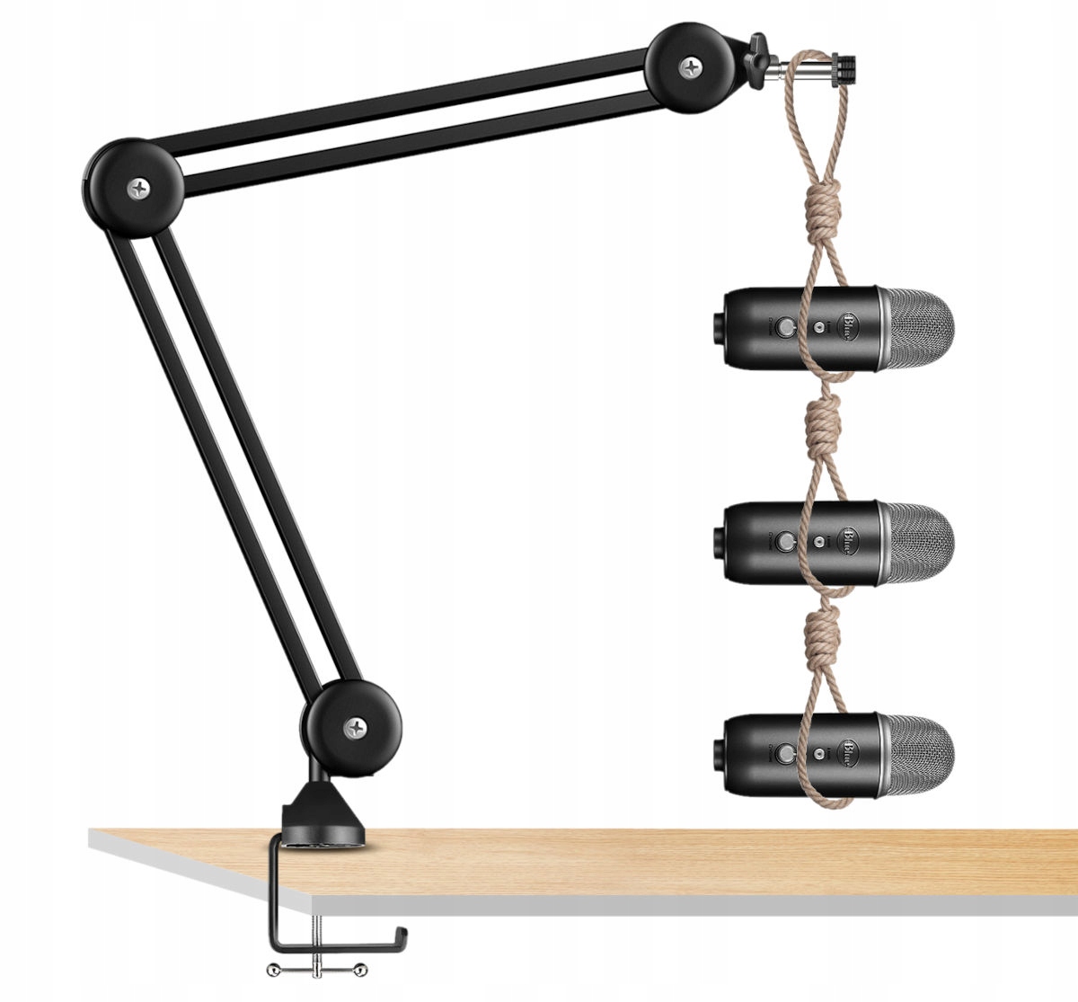 MOZOS SB36 V2 RAMIĘ MIKROFONOWE PROFESJONALNY WYSIĘGNIK STUDYJNY Waga produktu 2 kg