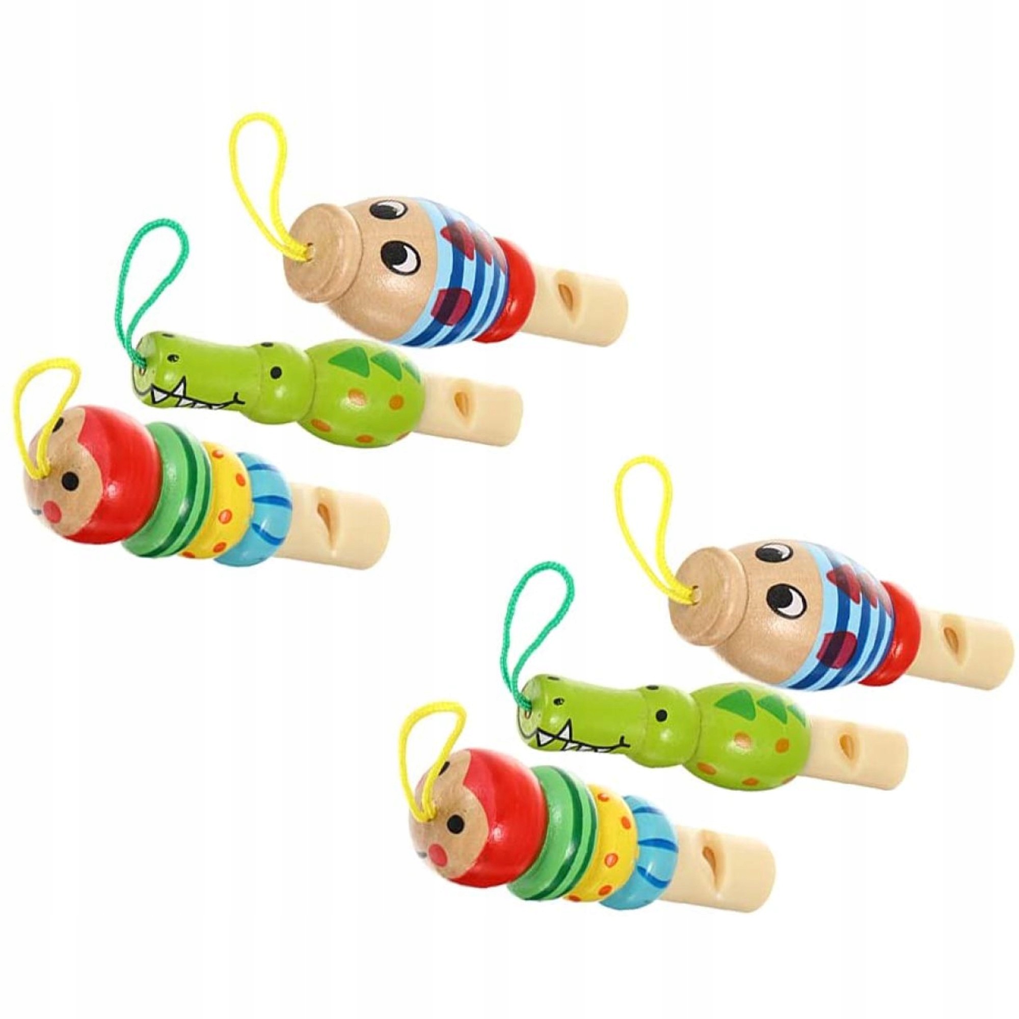 DREWNIANY GWIZDEK KROKODYL, ROBACZEK, RYBKA Marka IM