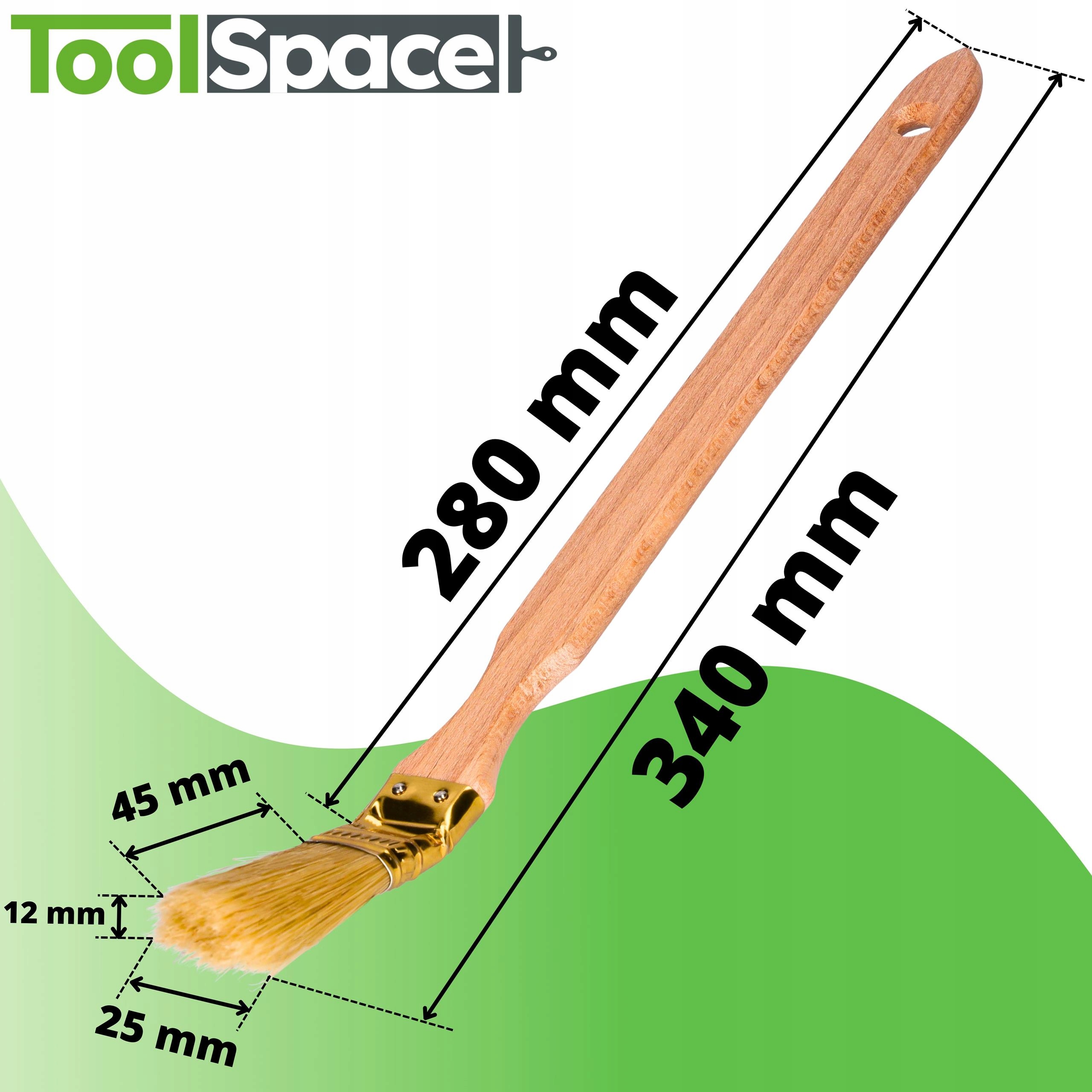 PĘDZEL KALORYFEROWY 25MM PRODUKT POLSKI Marka inna