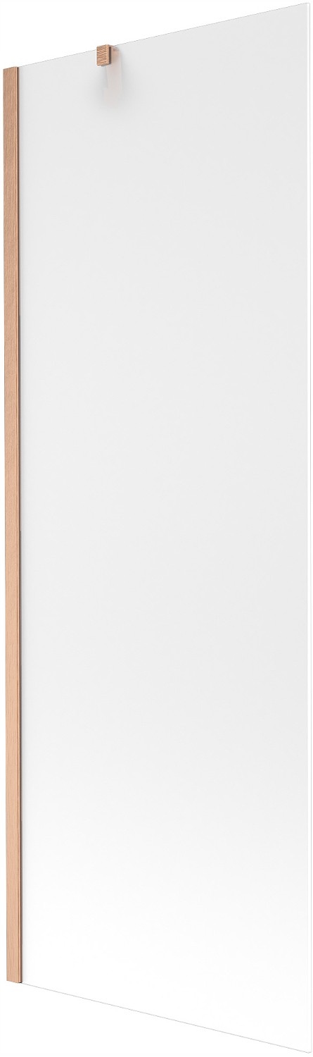 Mexen Next vanová zástěna 1-křídlová 70 x 150 cm, mat, kartáčovaná měď 89