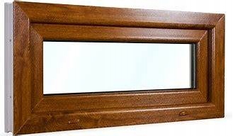 Okno Pvc 85 X 45 850 X 450 Okno Výklopné Shora Zlatý Dub Dvojité Sklo