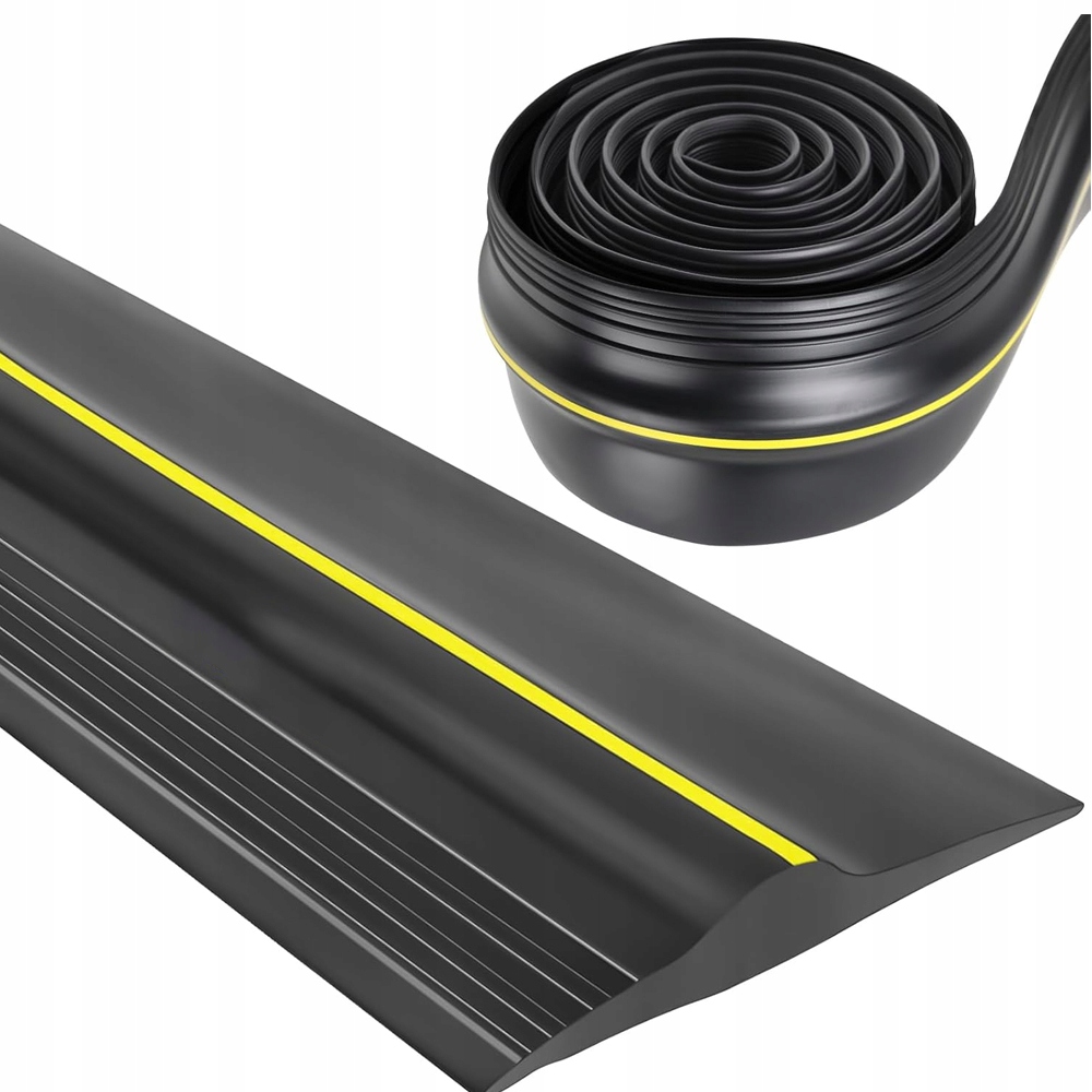Práh pro bránu Garážové těsnění 12x90 Mm 6 m pro garáž, haly, sklady