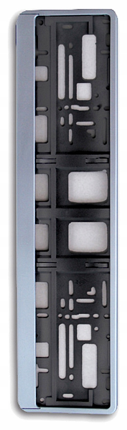 

E6R50 Tablice Rejestracyjną Silver Srebrna Mat Ram