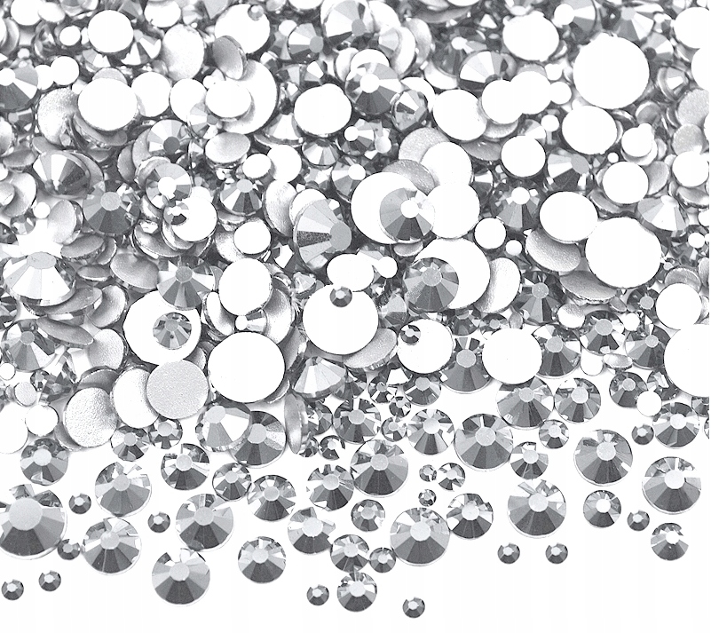 

Cyrkonie Swarovski Silver Srebrne metaliczne mix