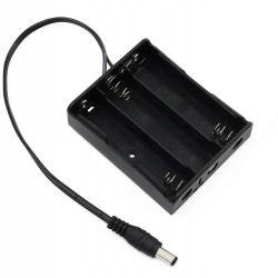 Koszyk na akumulator 3x 18650 wtyk Jack DC 2.1 Producent Inna
