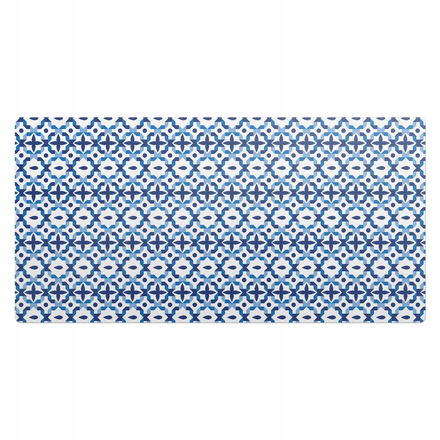 Gamingowa podkładka na biurko z grafiką Geometryczny wzór retro 100x50 cm