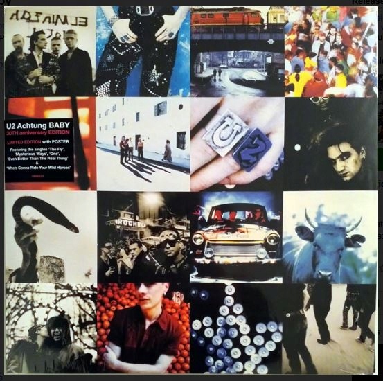 2LP U2 achtung baby Wydanie Jubileuszowe 30-LECIE Z Plakatem