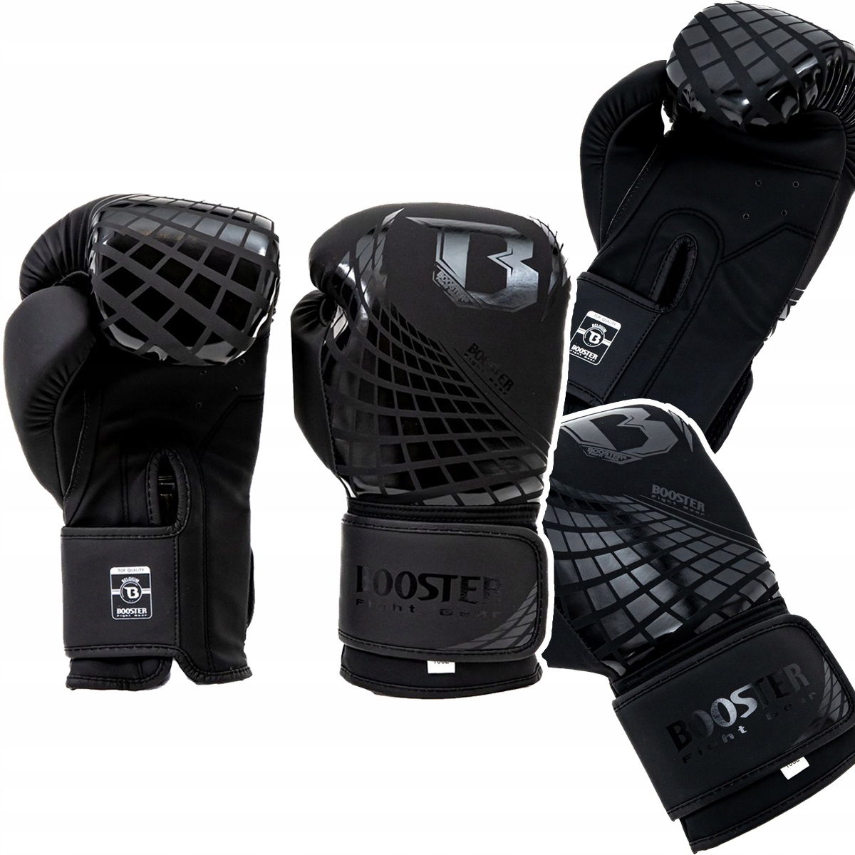 Rękawice bokserskie treningowe Booster Bfg Cube Czarne r. 10oz