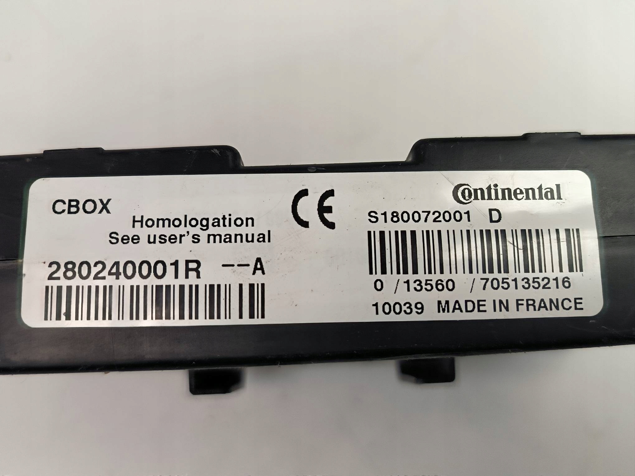 module C-BOX 280240001R RENAULT KOLEOS
