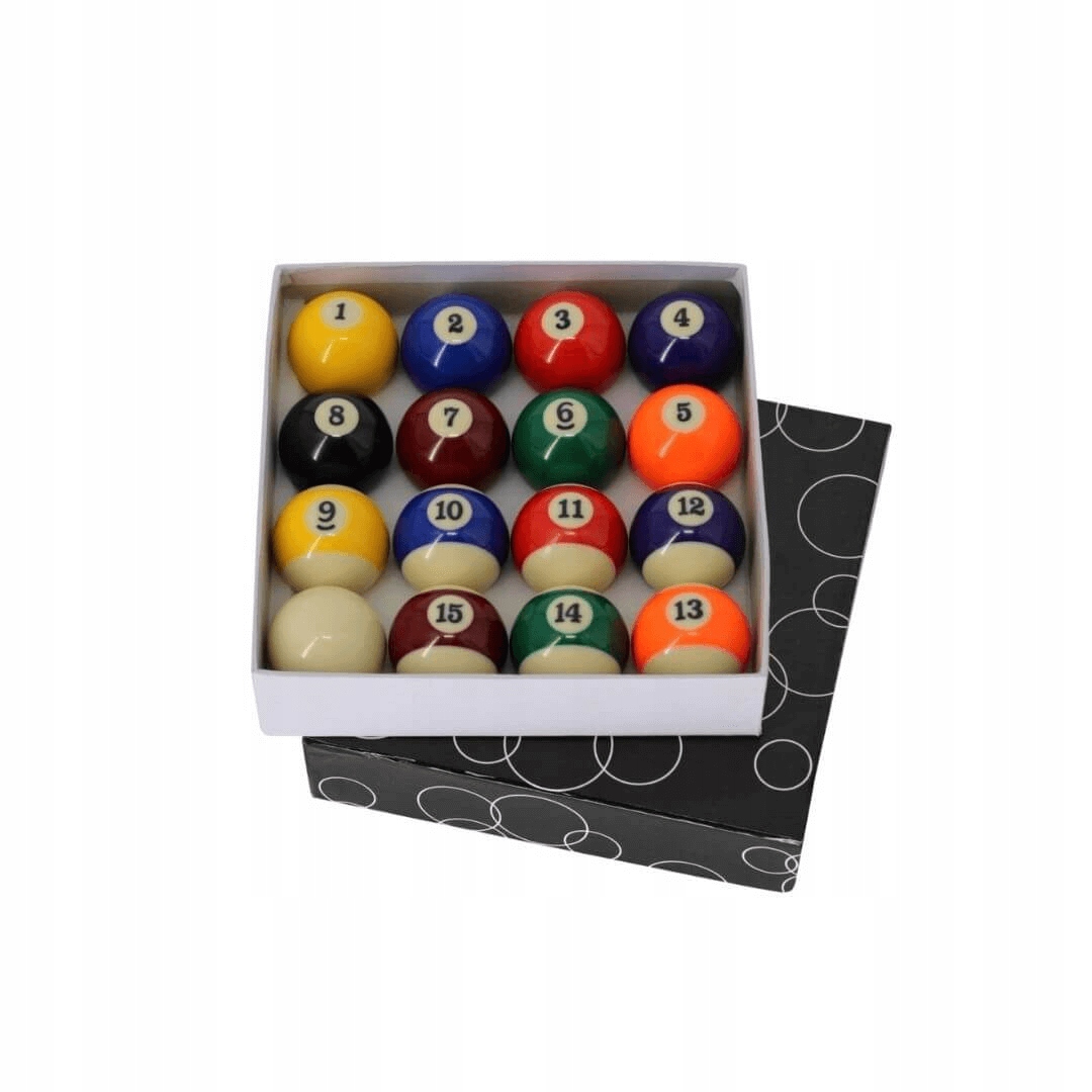 Podstawowe BILE do gry w BILARDA LISSY Kule Bilardowe Pool WYJĄTKOWA JAKOŚĆ
