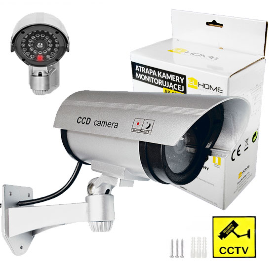 ATRAPA KAMERY DIODA MIGA NA BATERIE ZEWNĘTRZNA LED EAN (GTIN) 5905548277660