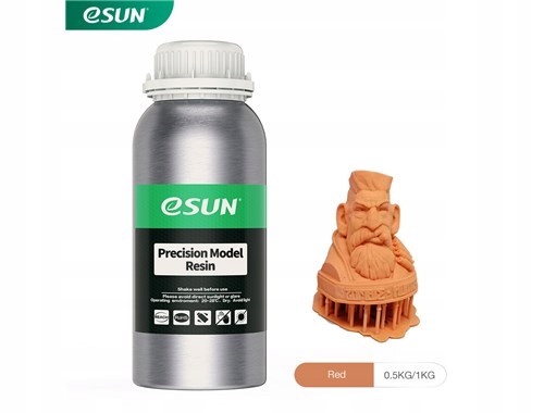 Pryskyřice eSUN Precision Model Orange Oranžová 0,5 kg Přesná 8k