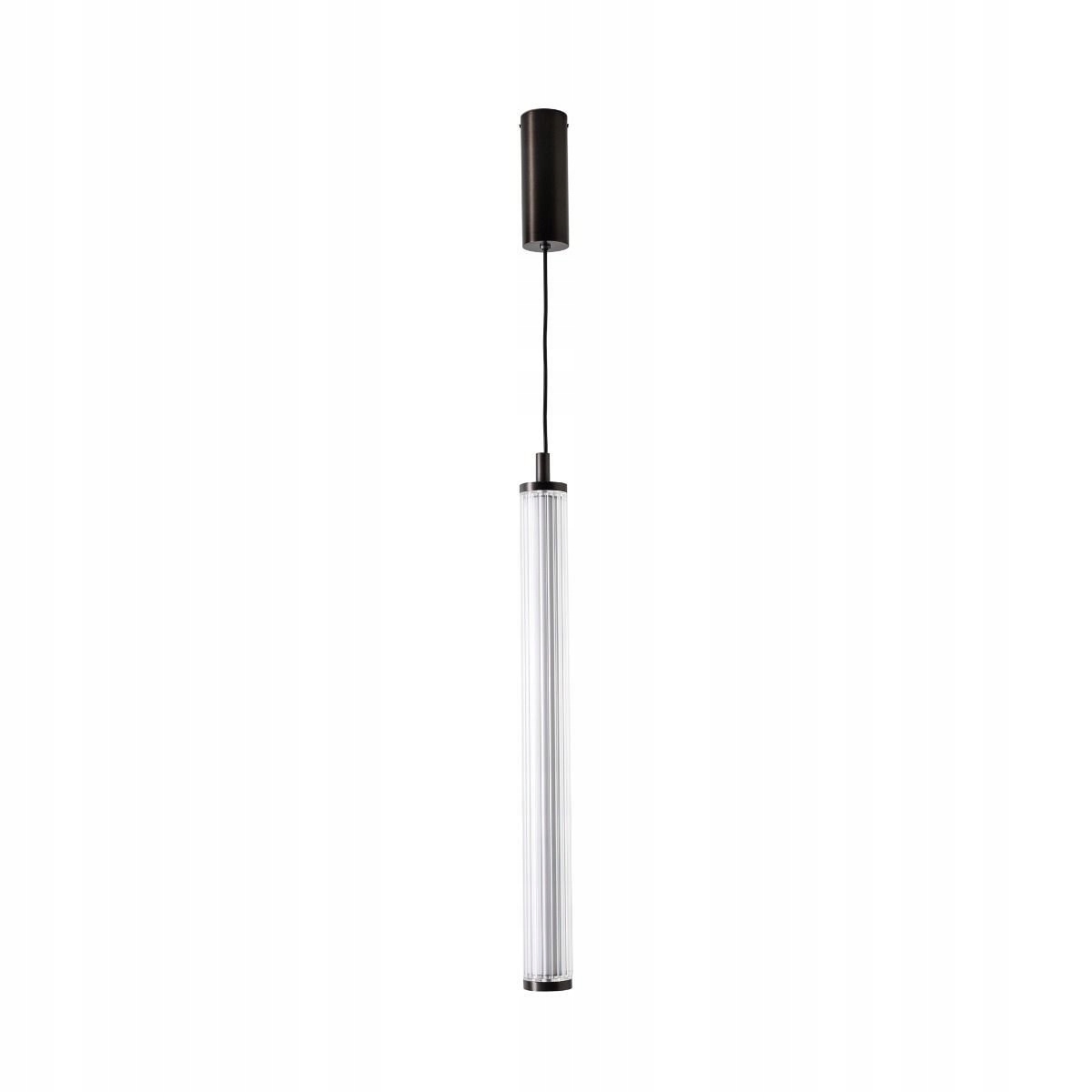 Lampa Wisząca Szara Metal Szkło Led Ściemnialna Pilot Como 6cm Zuma Line