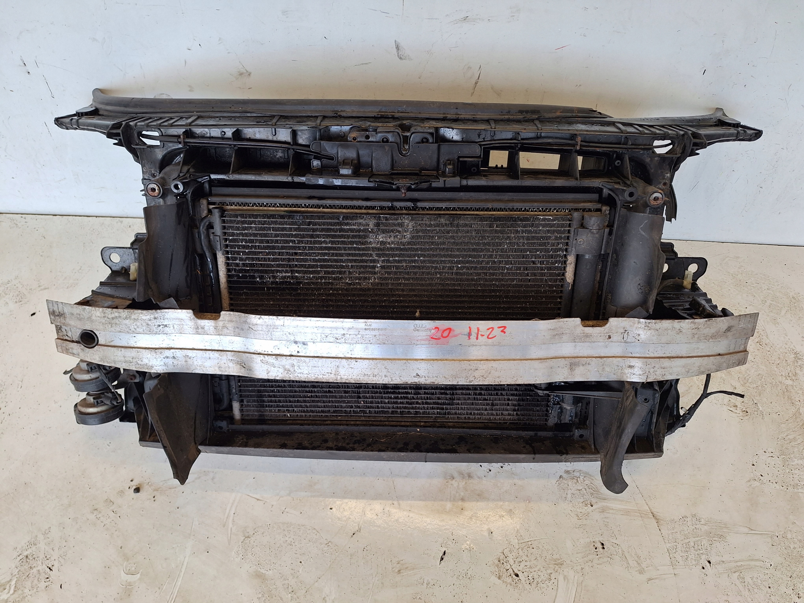 AUDI A3 8P0 LIFT 08-12 support panel for radiators 1.6 / 2.0 TDI