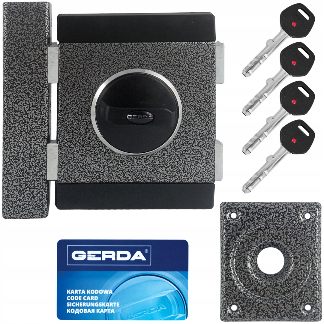 Pravý titanový vnější zip, starožitné stříbro Gerda