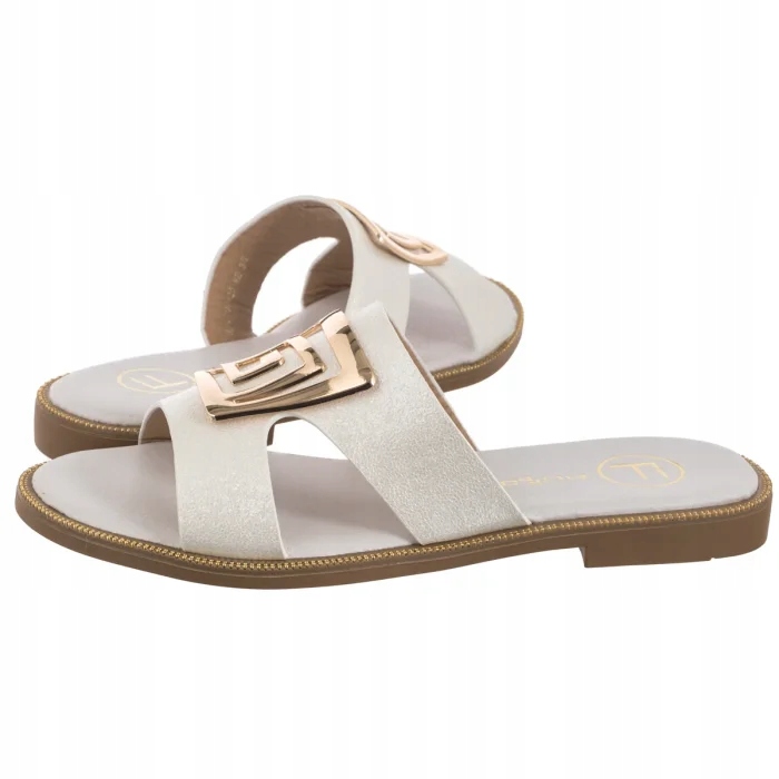 Dámské Nazouváky na léto Filippo bílé DK3703/25 White