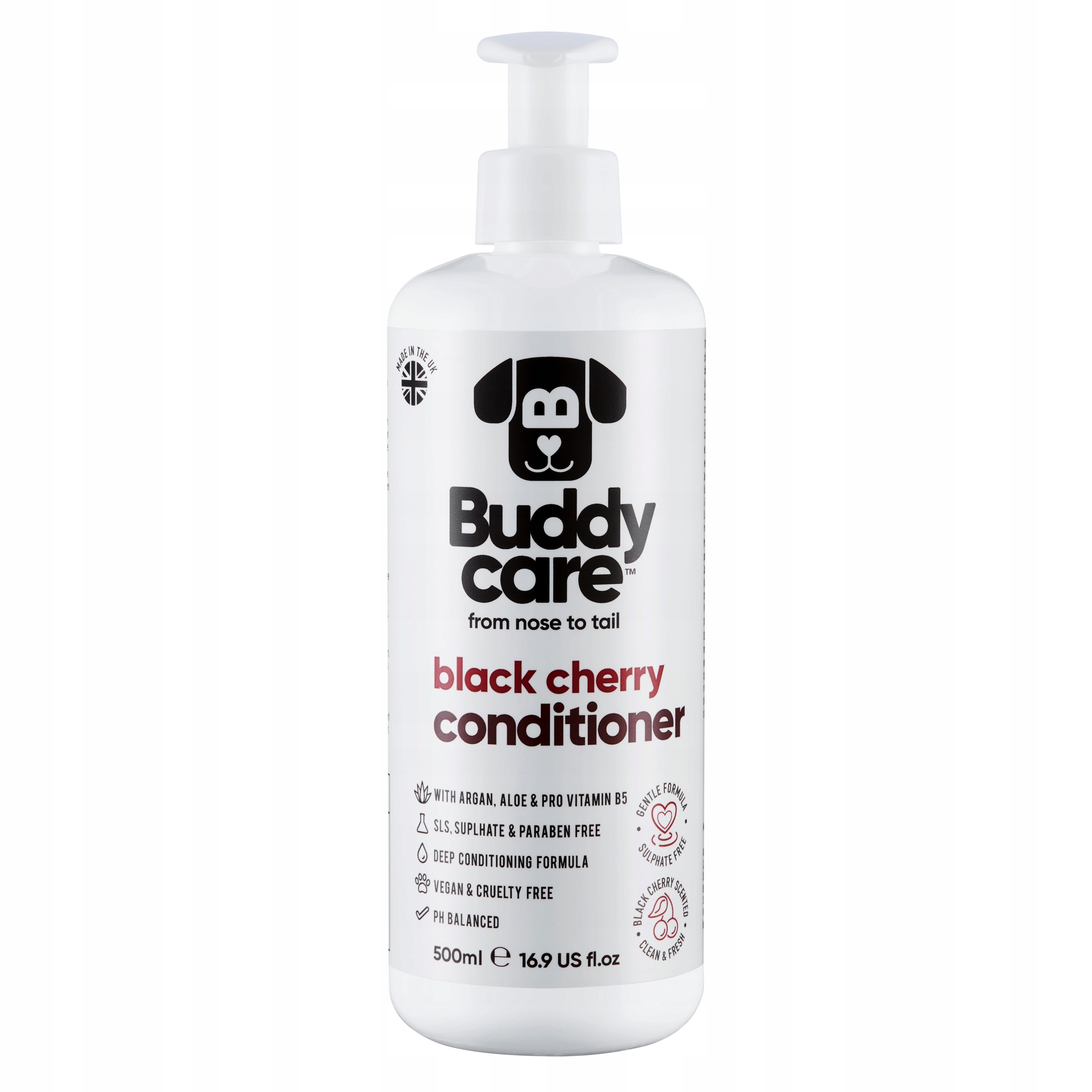 Levně Kondicionér pro psy Buddycare Black Cherry 500ml