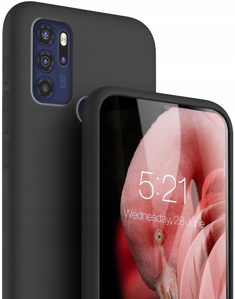 

Etui Silicone Case Szkło do Motorola Moto G60s