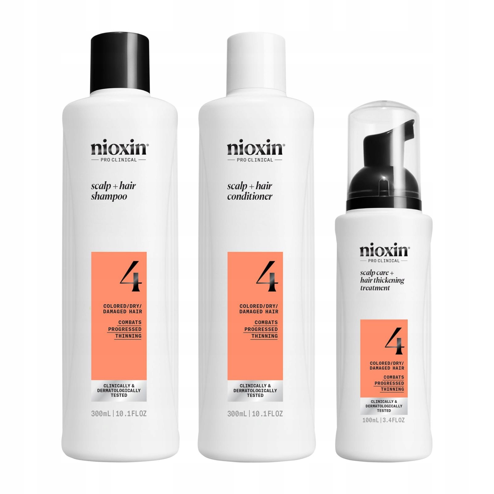 Nioxin System 4 Sada Pro Jemné, Barvené A Výrazně Řídnoucí Vlasy