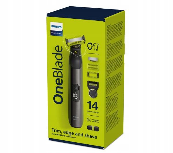 Golarka męska Philips OneBlade Pro Face + Body QP6651/61 + etui Model One Blade Pro 360 Face + Body